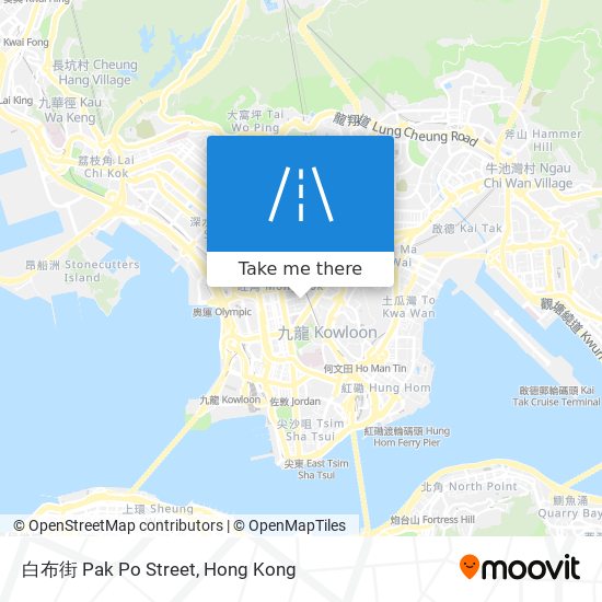 白布街 Pak Po Street map