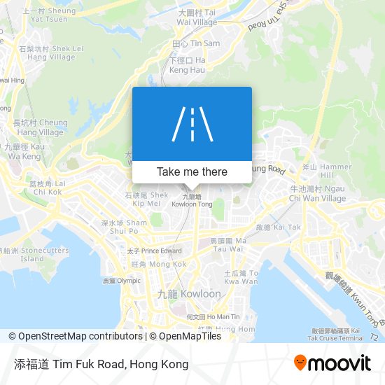 添福道 Tim Fuk Road map