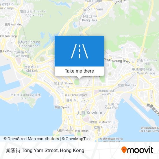 棠蔭街 Tong Yam Street map