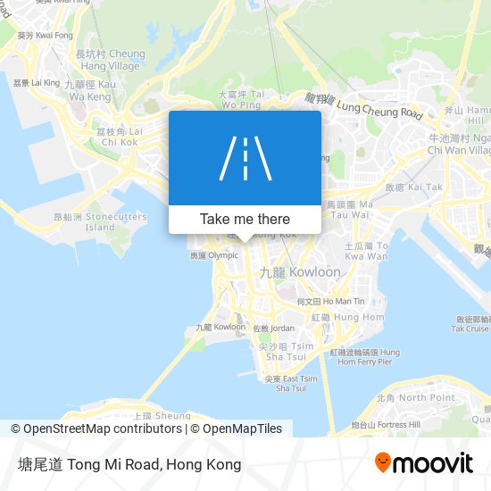 塘尾道 Tong Mi Road map