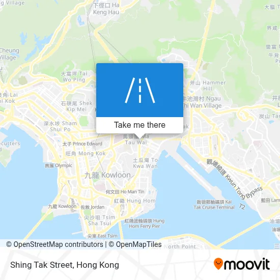 Shing Tak Street map
