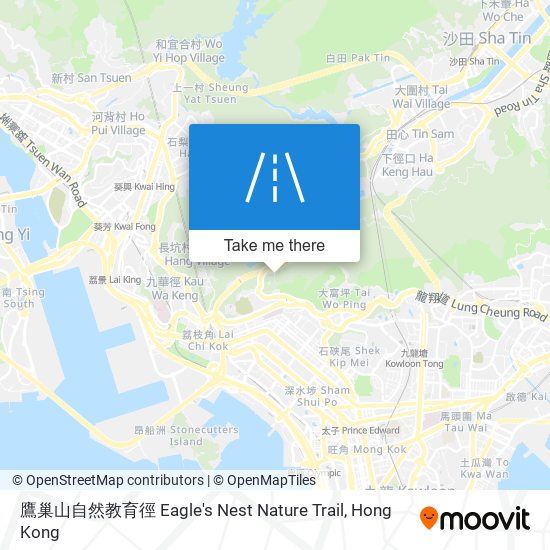 鷹巢山自然教育徑 Eagle's Nest Nature Trail map