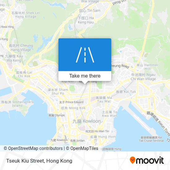 雀橋街 Tseuk Kiu Street地圖