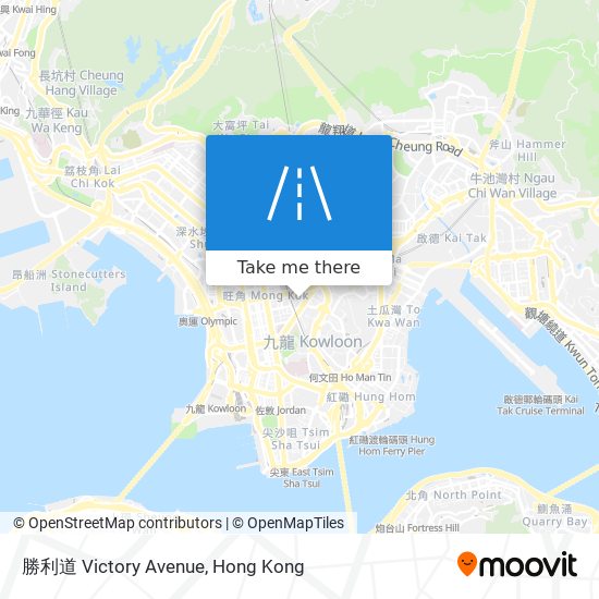 勝利道 Victory Avenue map