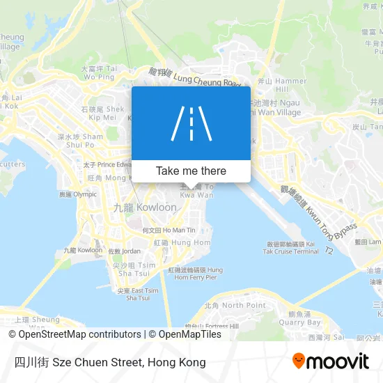 四川街 Sze Chuen Street map