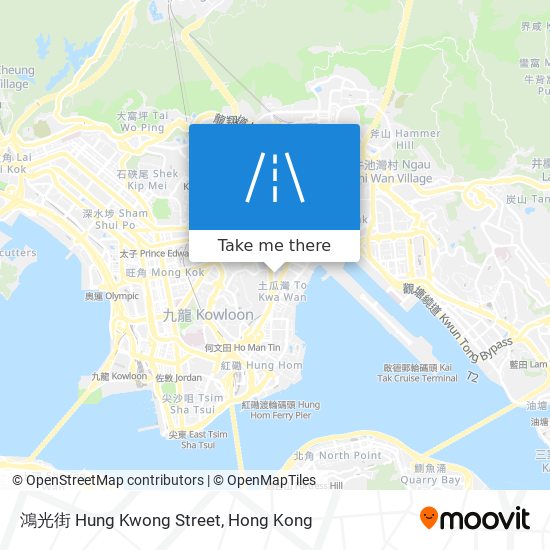 鴻光街 Hung Kwong Street map