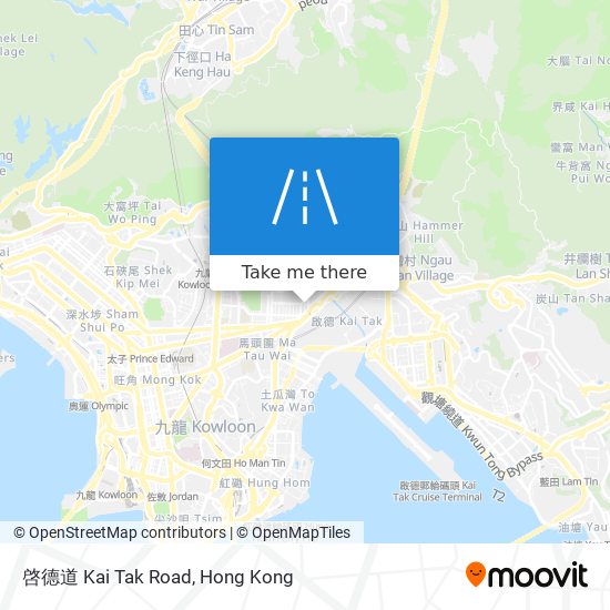 啓德道 Kai Tak Road map