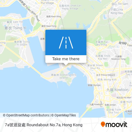 7a號迴旋處 Roundabout No.7a map