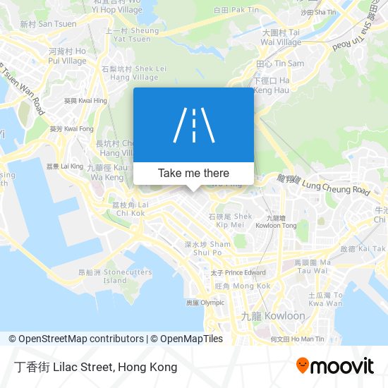 丁香街 Lilac Street map