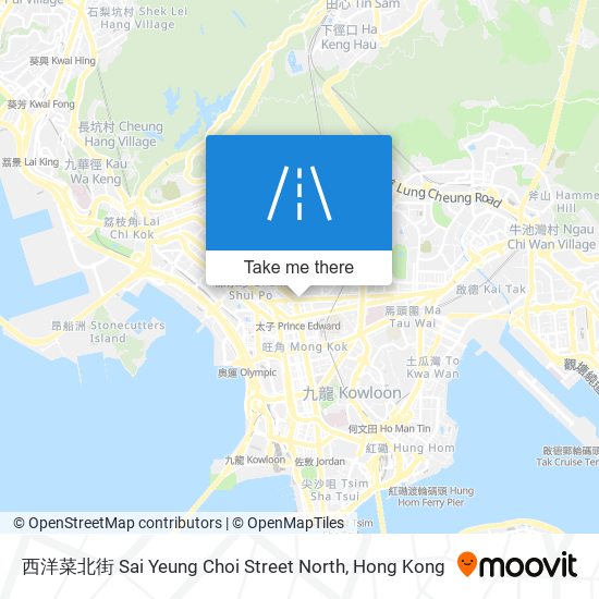 西洋菜北街 Sai Yeung Choi Street North map