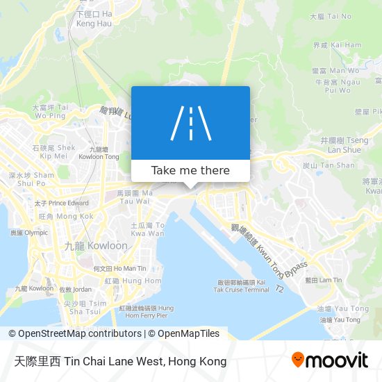 天際里西 Tin Chai Lane West map