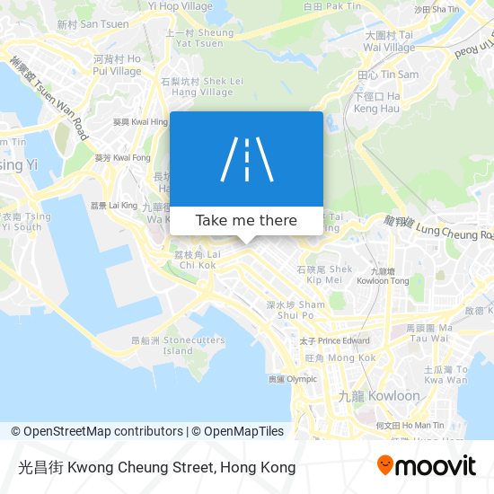 光昌街 Kwong Cheung Street map