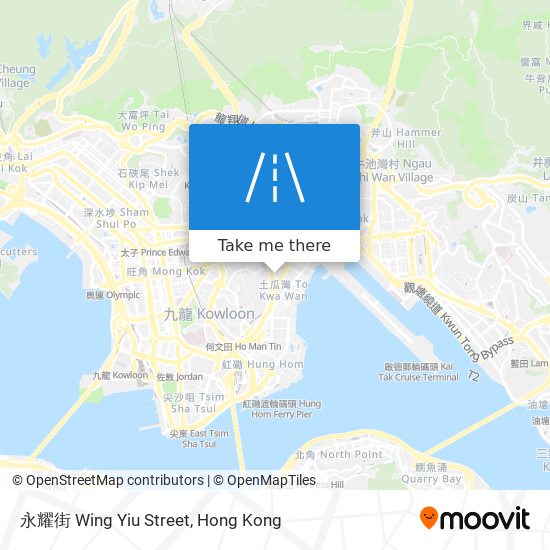 永耀街 Wing Yiu Street map