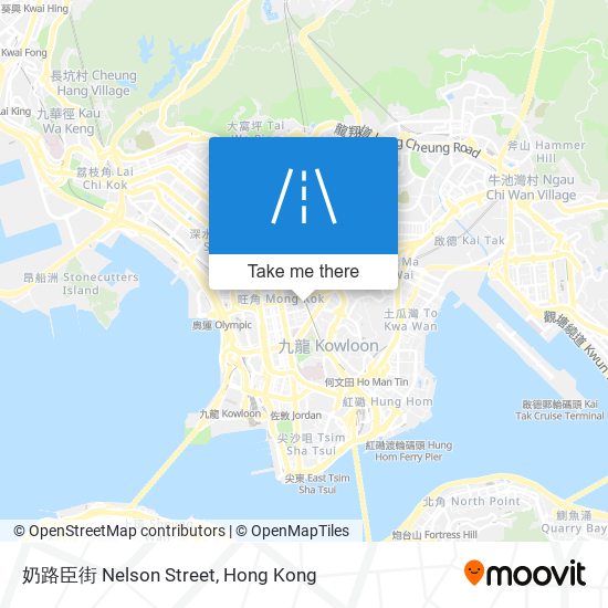 奶路臣街 Nelson Street map