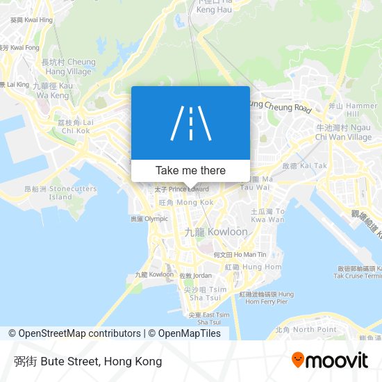 弼街 Bute Street地圖