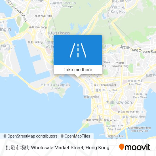 批發市場街 Wholesale Market Street map