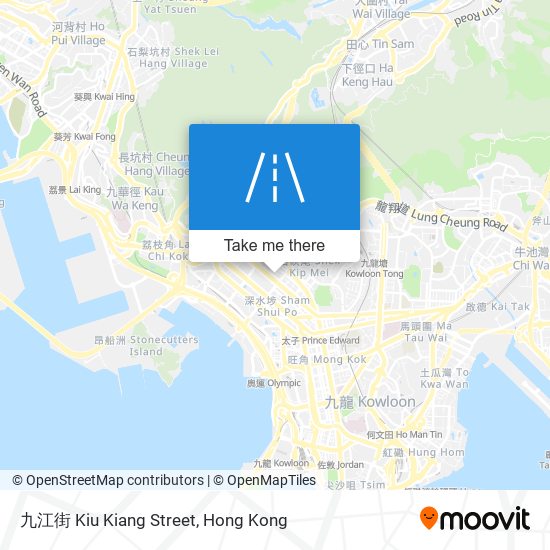 九江街 Kiu Kiang Street map