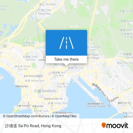 沙浦道 Sa Po Road map