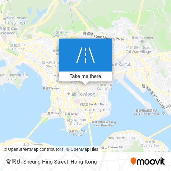 常興街 Sheung Hing Street map