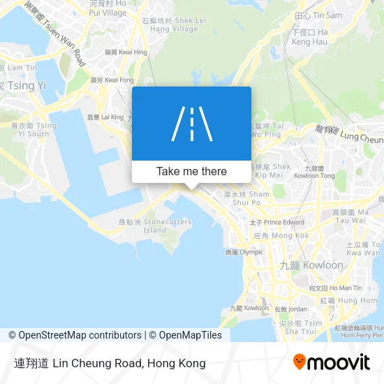 連翔道 Lin Cheung Road map