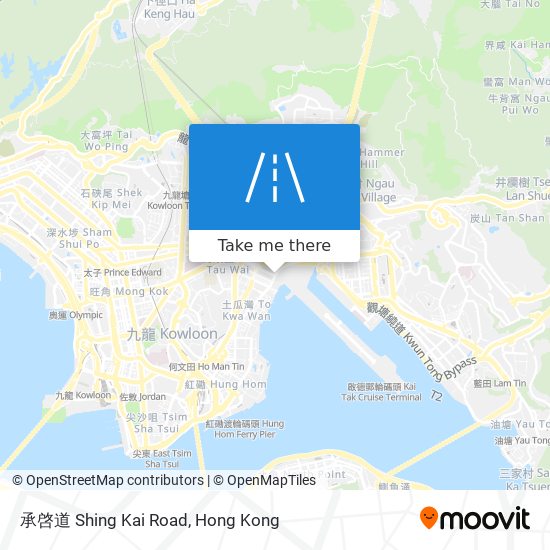 承啓道 Shing Kai Road map