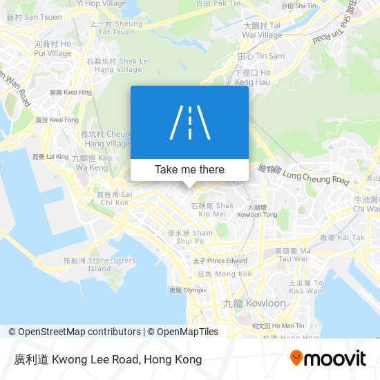 廣利道 Kwong Lee Road map