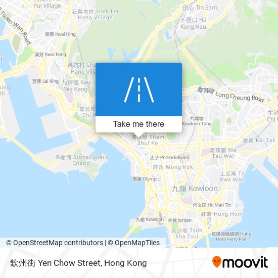 欽州街 Yen Chow Street map