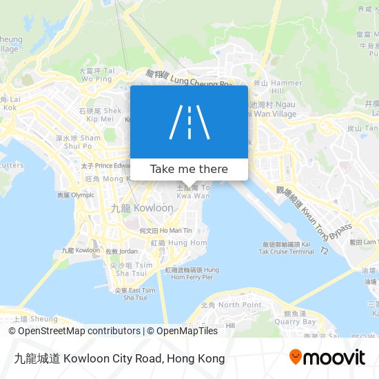 九龍城道 Kowloon City Road map