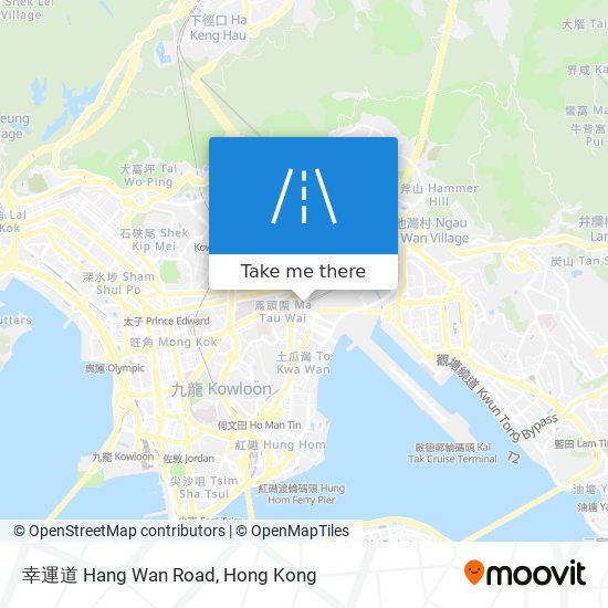 幸運道 Hang Wan Road map