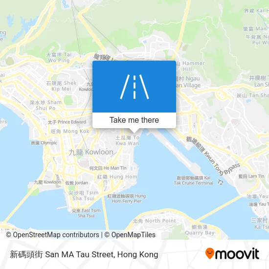 新碼頭街 San MA Tau Street map