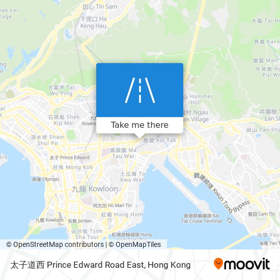 太子道西 Prince Edward Road East map