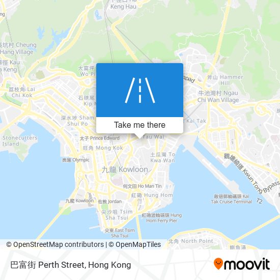 巴富街 Perth Street map