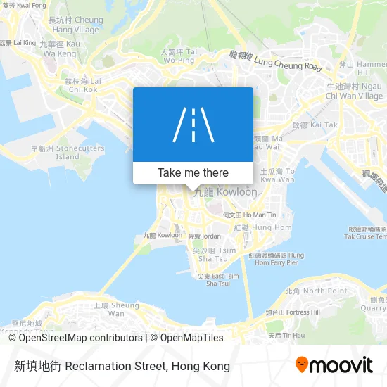 新填地街 Reclamation Street map