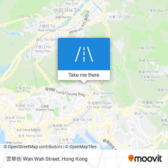 雲華街 Wan Wah Street map