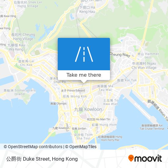 公爵街 Duke Street map