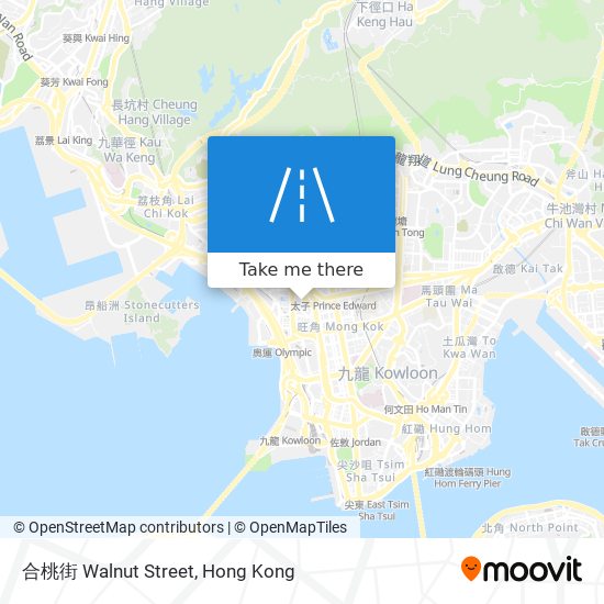 合桃街 Walnut Street map