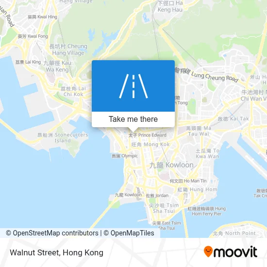 合桃街 Walnut Street map