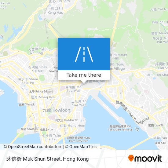 沐信街 Muk Shun Street map