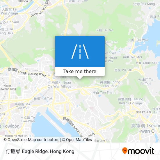 佇鷹脊 Eagle Ridge map