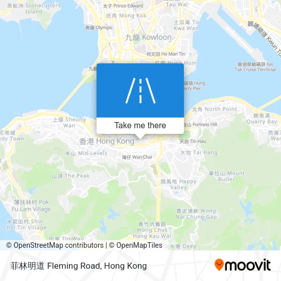 菲林明道 Fleming Road map