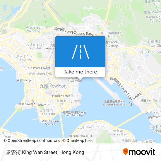 景雲街 King Wan Street map