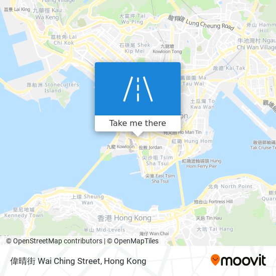 偉晴街 Wai Ching Street map