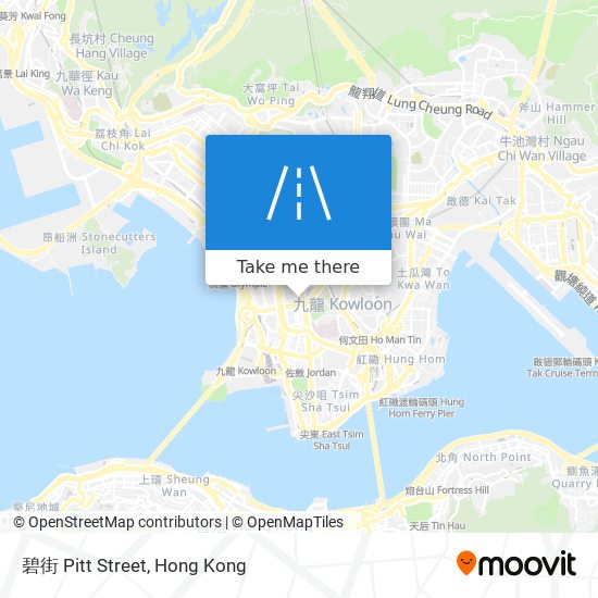 碧街 Pitt Street map