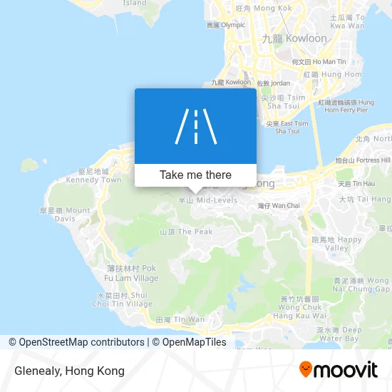 己連拿利 Glenealy map