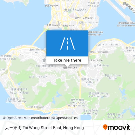 大王東街 Tai Wong Street East map