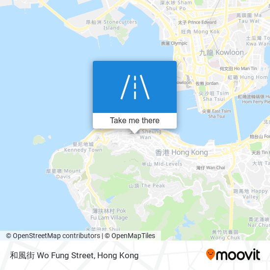 和風街 Wo Fung Street map