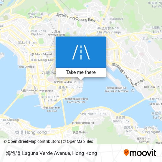海逸道 Laguna Verde Avenue map