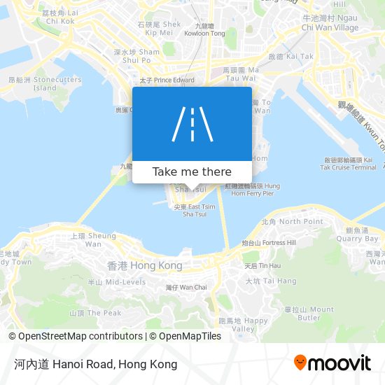 河內道 Hanoi Road map