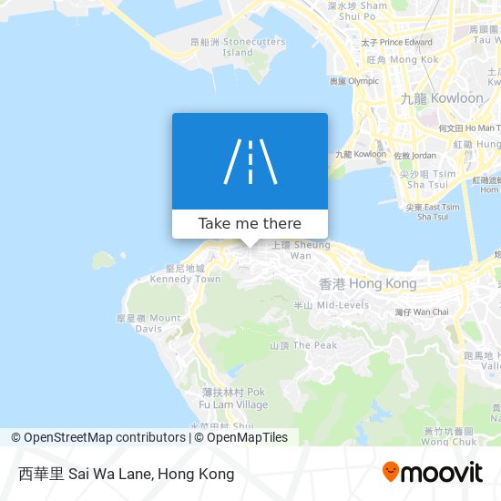 西華里 Sai Wa Lane map