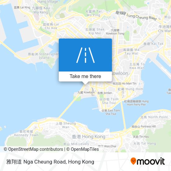 雅翔道 Nga Cheung Road地圖